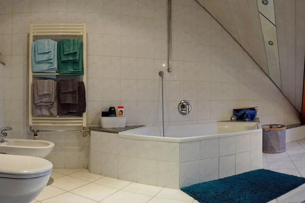 Grosse, Helle Wohnung Fuer Bis Zu 6 Personen Weinheim Extérieur photo